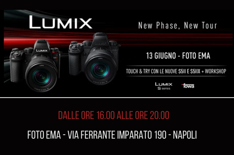 Lumix Tour da Foto Ema Lumix Tour da Foto Ema: 13 giugno a napoli