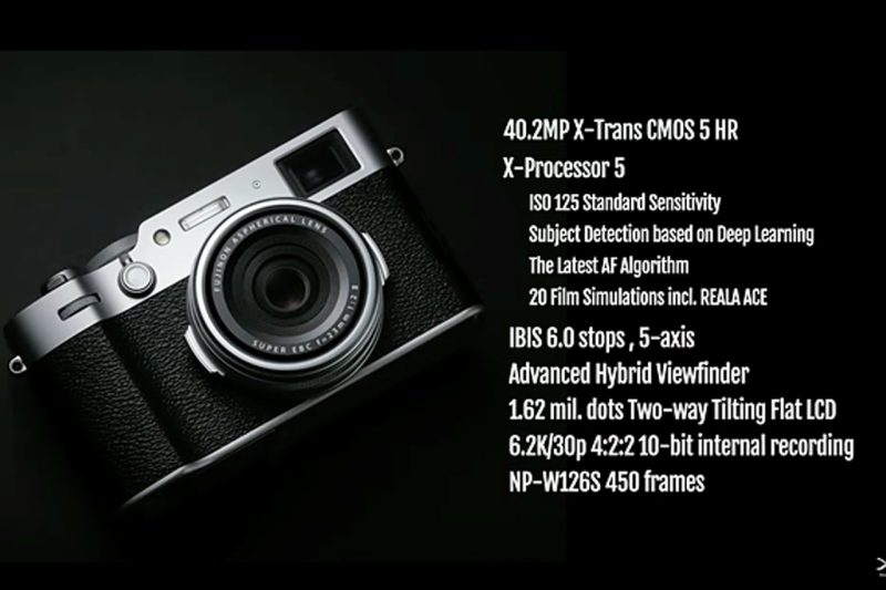 Fujifilm X100 VI: principali specifiche tecniche