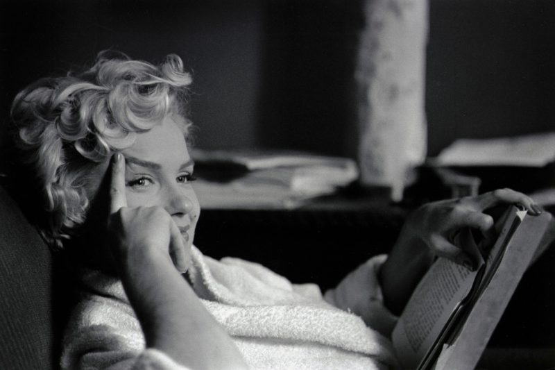 Ritratto di Marylin Monroe. Foto di Elliott Erwitt.