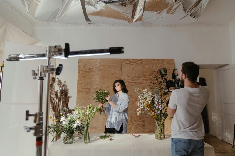 Sala pose durante lo shooting