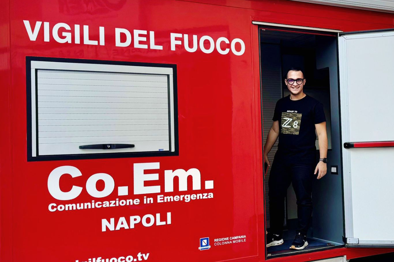Comunicazione in emergenza: primo OB VAN della campania