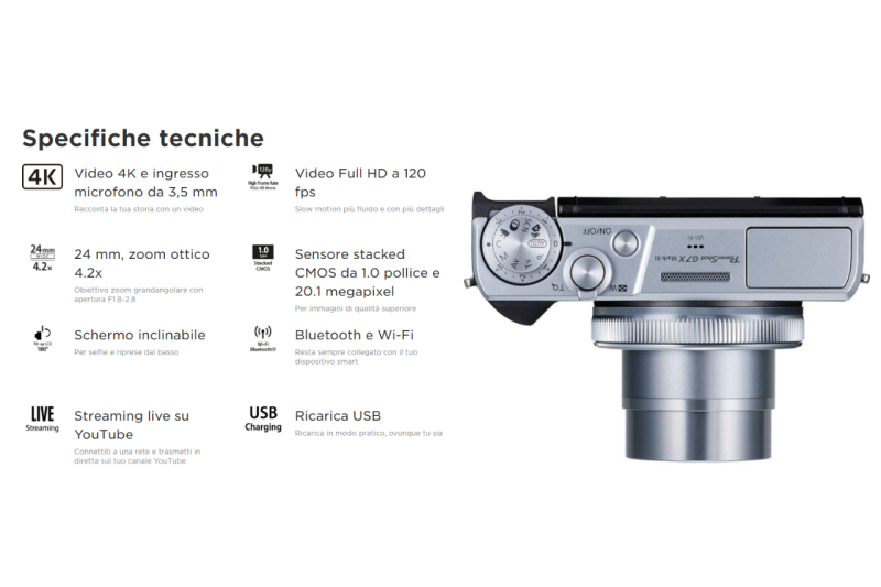 Canon g7xx iii caratteristiche e specifiche