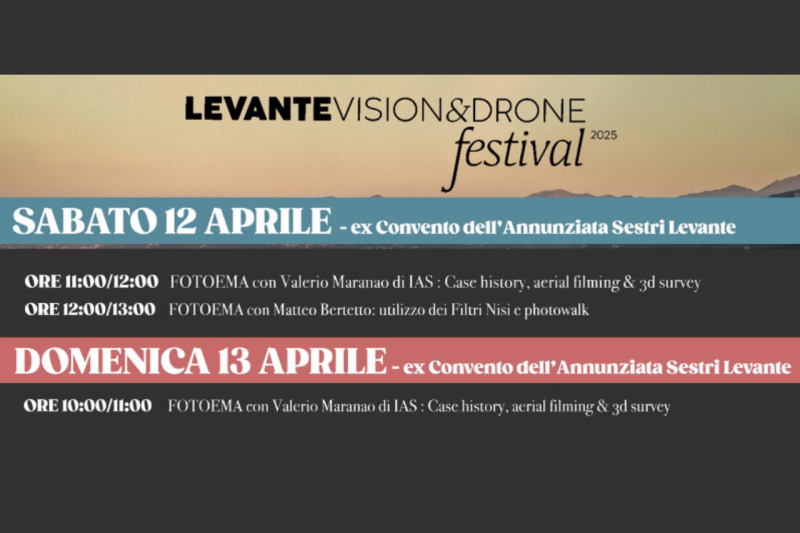 Levante Vision&Drone Festival 2025 - programma speech