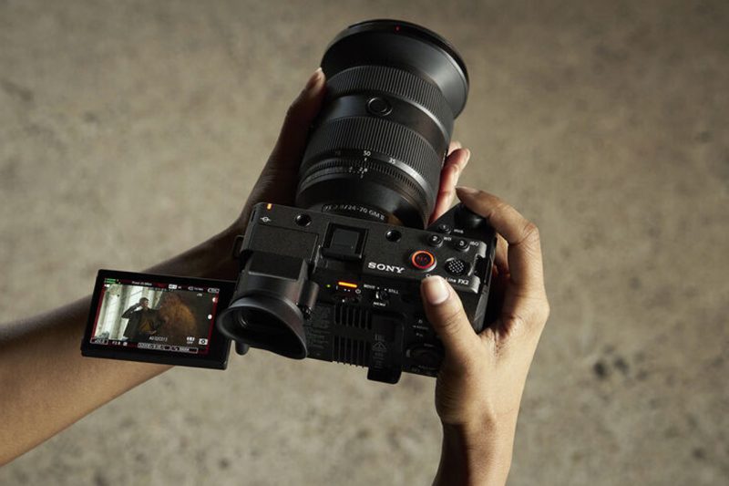 Sony FX2 durante uno shooting
