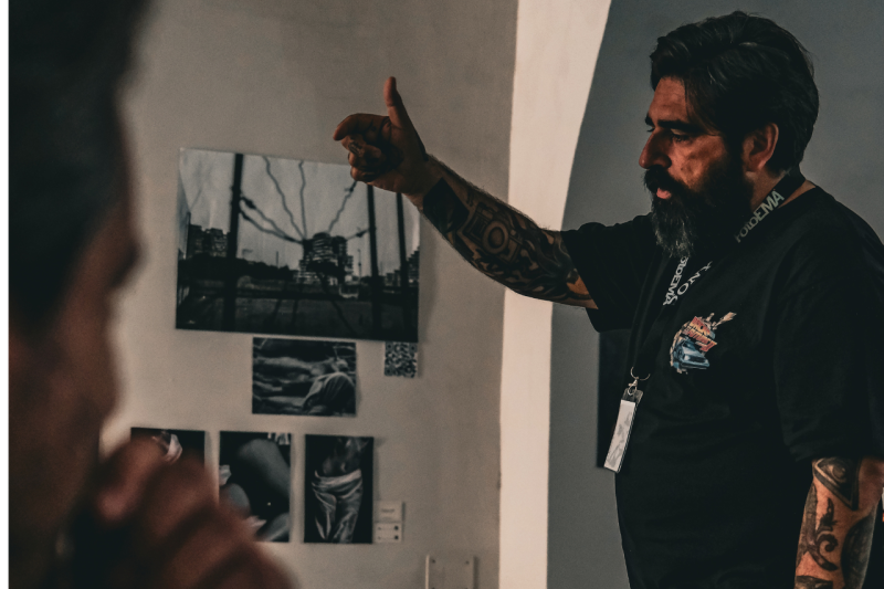 Angelo Ferrillo durante il workshop