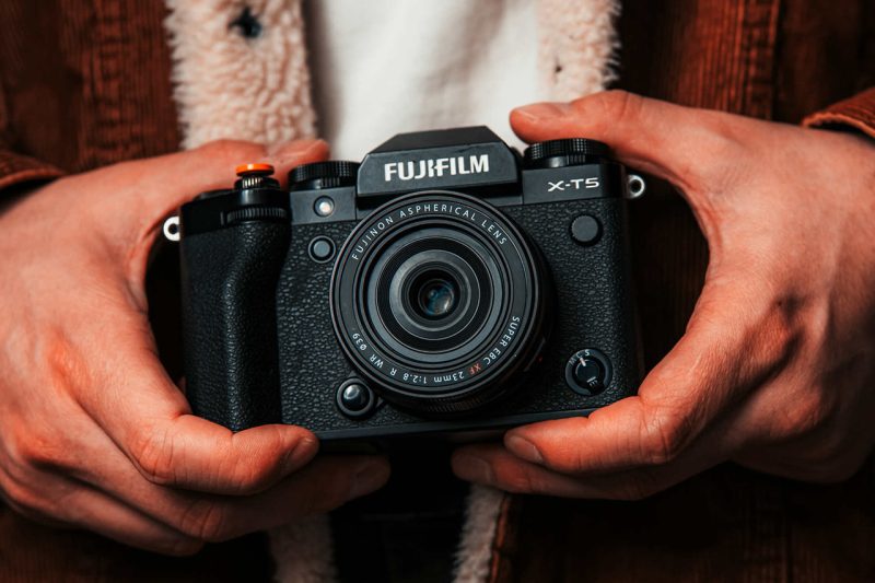 Fujinon XF 23mm F2.8 R WR montato