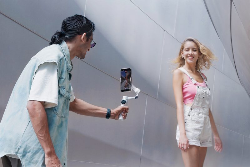 Insta360 flow 2 durante utilizzo