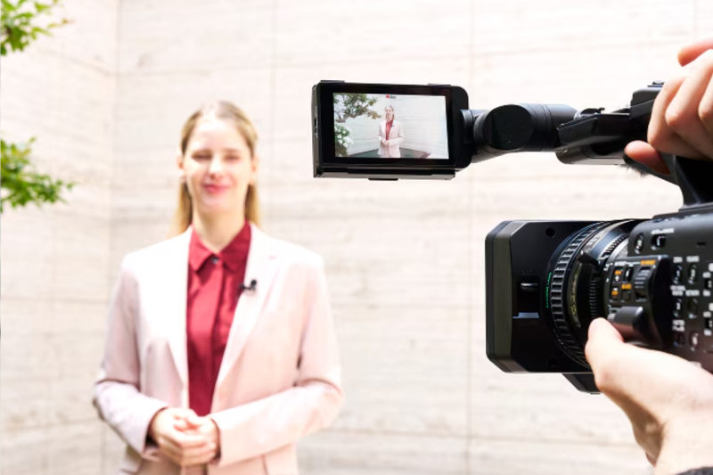 Sony pxw-z300 durante uno shooting
