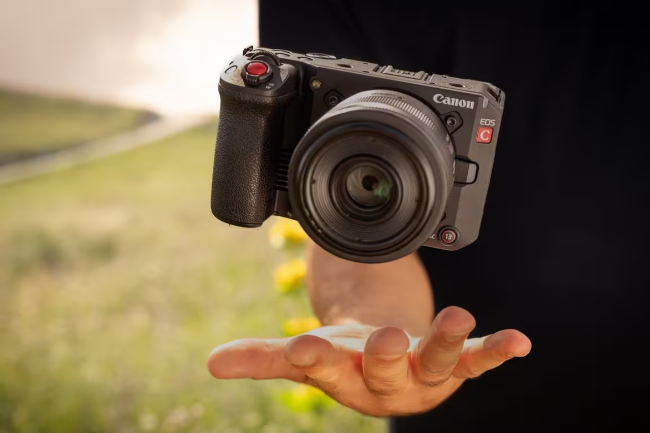 Canon EOS C50 durante uno shooting