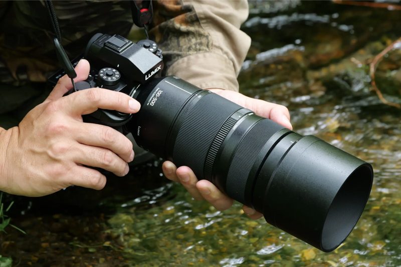Objectif Panasonic LUMIX 100-500 Mm F5-7.1 O.I.S. – Téléobjectif Plein Format – Monture L, Résistant Aux Intempéries – Stabilisation 7 Stops