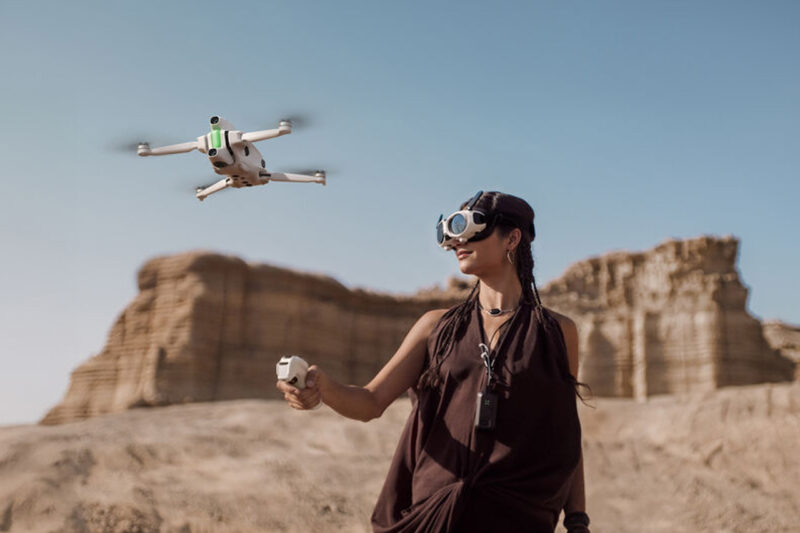 Antigravity a1: drone 8k 360° durante il volo