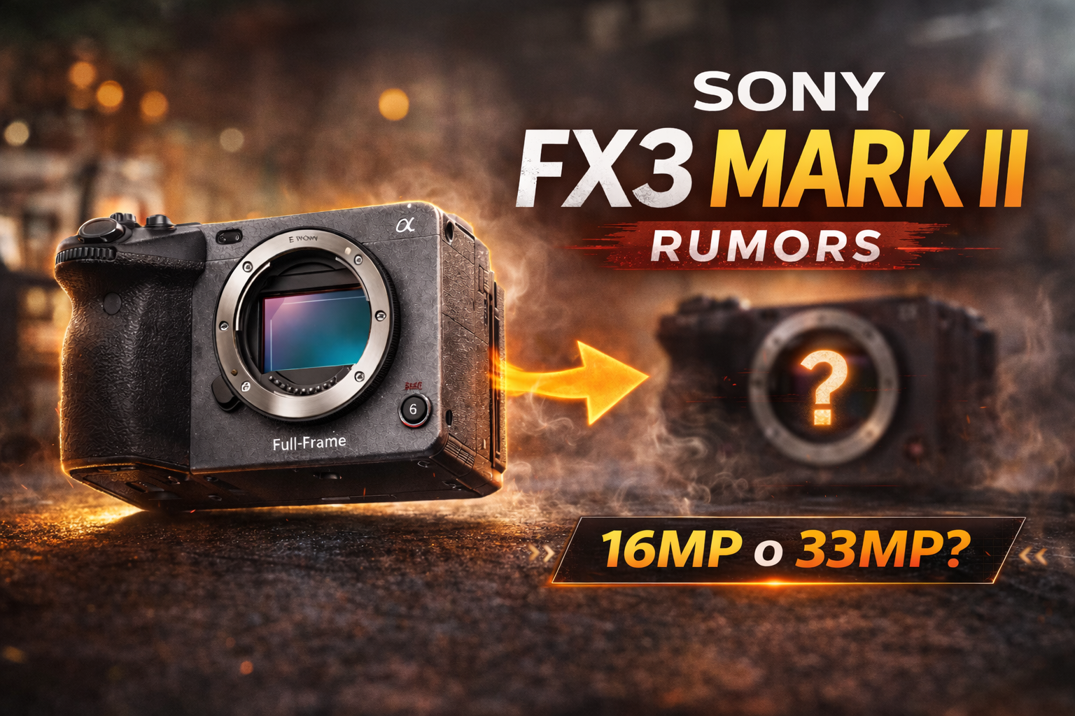 Sony FX3 II: 16 o 33MP