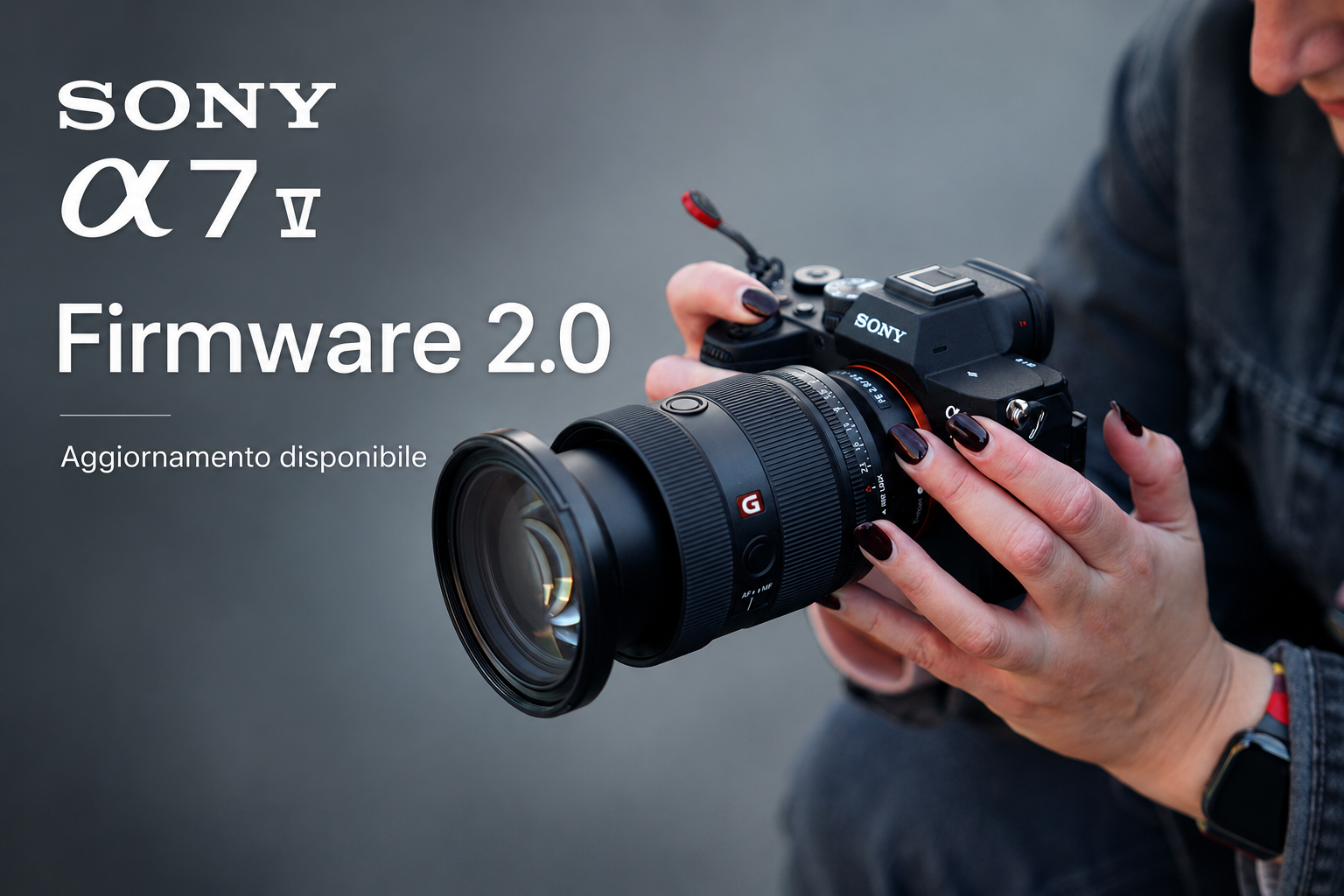 Sony a7V: aggiornamento firmware 2.0