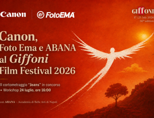 Canon, Foto Ema e ABANA al Giffoni Film Festival 2026 con il cortometraggio “Jeans”
