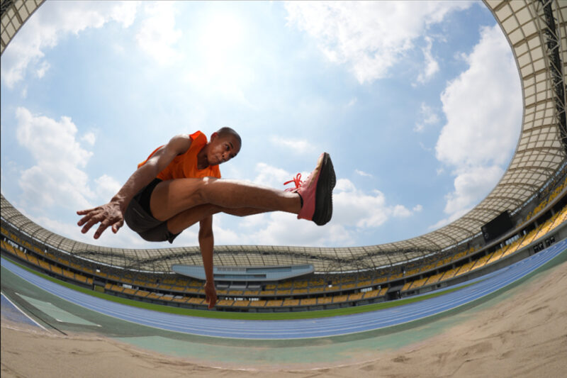 Sony FE 8-14mm F3.5 Fisheye G immagine sport esempio