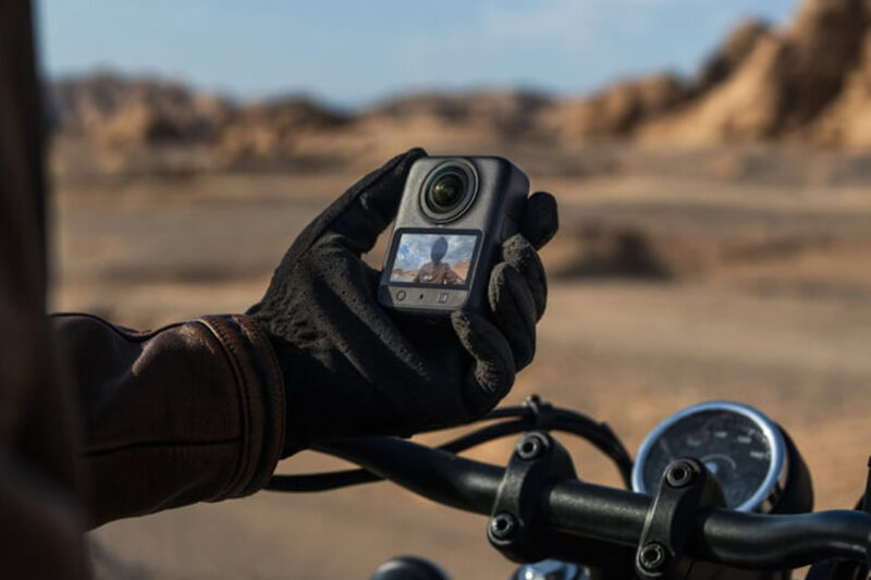 Osmo 360 II in motorcycle